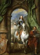 Anthony Van Dyck Charles I with M. de St Antoine Sweden oil painting artist